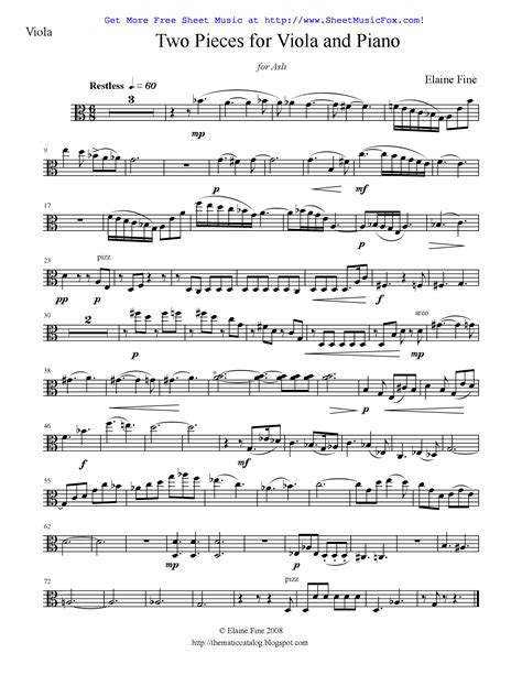 Shorter Pieces For Viola And Piano